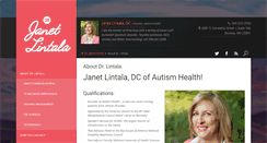 Desktop Screenshot of janetlintala.com